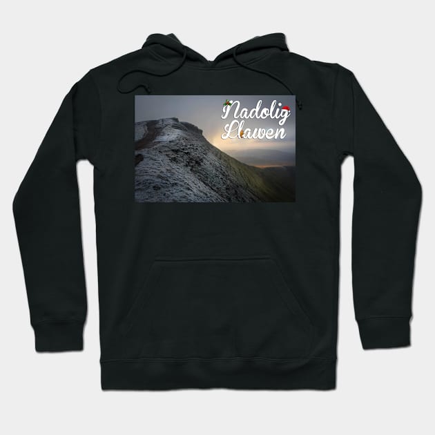 Nadolig Llawen - Festive Beacons Hoodie by SimplyMrHill